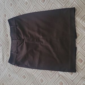 Express Design Studio brown pencil skirt, Size 0.